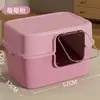 Caixa de areia para gatos extra grande, à prova de odores, à prova de respingos, vaso sanitário para gatos totalmente fechado, atacado de fabricante de suprimentos para animais de estimação