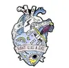 Dibujos Animados Europeos y Americanos Creativos Corazón de Océano Aleación Goteo de Aceite Broche Rosa Van Gogh Corazón Mariposa Pines Accesorios