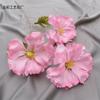 Flor de orquídea de noite de 3 cabeças flor de casamento flor de simulação flor de papoula arranjo de flores para salão de casamento fileira de flores decorativa estrada liderar flor artificial comércio exterior atacado