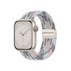 Adecuado para todos los Applewatch Hebilla magnética de cuatro puntos a la moda Correa de Apple Watch de bucle trenzado de nailon
