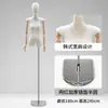 Nuevo expositor de maniquí de cuerpo entero plano estilo coreano para ropa de mujer, ventana de exhibición de medio cuerpo plano, accesorios de maniquí para tienda de ropa