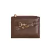 Nueva Cartera Corta Retro para Mujer Estilo Japonés y Coreano de PU con un Toque de Lujo 80% de Descuento Cartera Simple de Cuero