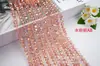 Cuentas Sueltas de Cristal Premium Accesorios para Joyería DIY Cuentas de Vidrio Accesorios para Ropa Chapado Color AB Cristal Brillante Plano