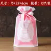 Bolsas Frescas de Tela con Cordón, Bolsas para Empaquetar Dulces, Bolsas de Regalo para Fiestas, Bolsas con Cordón para Galletas de Repostería, 50 Piezas