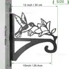 Gancho Popular de Metal para Plantas Transfronteiriço Decoração de Pássaro Gancho de Parede Suporte para Plantas Decoração de Pátio Jardim Casa