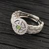 Anillo de dragón dorado pequeño del año del dragón para mujer, plata de ley s925, nicho abierto, de alta calidad, ligero, de lujo, con cola de dragón, nuevo producto