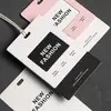 Etiquetas de Ropa de Alta Gama Hechas de Cartón Grueso, Etiquetas de Ropa Hechas a Medida para Ropa de Hombre y Mujer, Etiquetas Colgantes con Diseño de Logo