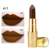 Maquillaje transfronterizo VERONNI labial tubo dorado labial hidratante mate aterciopelado labial de bala