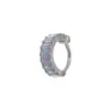 Bestseller internacional F136 liga de titânio novo zircônia incrustada titânio arco-íris brincos e argolas de nariz joias para piercing Amazon