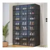 Caja de Zapatos de Plástico para Entrada del Hogar, Zapatero Simple, Solución de Almacenamiento de Zapatos para Dormitorio, Caja de Almacenamiento Zapatero Ahorrador de Espacio, Caja de Zapatos