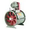 Ventilador Axial KT40 Motor Externo Industrial Remoção de Poeira à Prova de Explosão Sala de Pintura por Spray Resistente a Altas Temperaturas Ventilador de Tubo com Correia