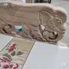 Cama Luohan de Olmo Branco sem acabamento Empurrar-puxar Corpo branco Cama toda em madeira maciça Sofá-cama Antigo Móveis Chineses Escultura