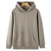 Top Unisex de Algodón Pesado con Hombro Caído y Capucha, Logo Estampado, Manga Larga, Ropa de Trabajo en Equipo, Sudadera de Otoño e Invierno de 300g