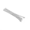 Plata de Ley 925 Redonda de un Solo Círculo Hecha a Mano DIY Joyería Pulsera Collar Conexión Final Accesorios Fábrica Stock Listo Entrega 48H