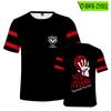 Nueva camiseta de manga corta transfronteriza, camiseta casual de manga corta a juego para estampado de anime de verano.