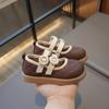 Moda Infantil Nueva Otoño 2024 Zapatos para Niñas Estilo Pequeño Fragante Patrón de Diamantes Infantiles Suela Suave Zapatos Infantiles Zapatos de Cuero para Bebé