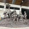 Escultura grande externa de PRFV Parque da Cidade shopping Meichen figura de desenho animado escultura de paisagem