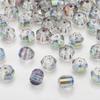 Contas Especiais de 8mm Contas Chatas Contas Lanterna Facetadas Estéreo Contas Melancia Contas de Vidro Soltas Produção de Pulseiras de Joias DIY Feitas à Mão