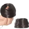 Peluca de Moño Recto de Alta Elasticidad para Cabello para Comercio Exterior en Europa y América, Nuevo Moño de Fibra Sintética Voluminizador Esponjoso Sin Costuras