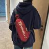 Bolsa de Peito de Marca da Moda Bolsa Masculina Bolsa Transversal Distinta Nova Esportiva Lazer Moda Pequena Zhong Zhong Rui Ying Bolsa Pequena Leve