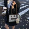 Nova Bolsa Feminina de Mão Moda Outono 2025 Ombro Textura Fashion Casual para o Dia a Dia Sob o Braço Grande Capacidade Bolsa Feminina