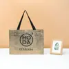 Bolsas Cosidas No Tejidas, Bolsas Ecológicas Engrosadas Personalizadas, Bolsas de Compras de Ropa Reciclables, Bolsos de Mano Portátiles de Alta Gama