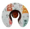 Placa arranhadora para gato, ninho de gato, papelão ondulado, caixa de queijo de duas camadas, placa de arranhar para gato, arranhador, perfurável sem soltar, brinquedo para gato