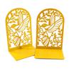 Sujetalibros de colibrí con silueta de corte de metal, nuevo y creativo de Amazon, soporte para libros, decoración de escritorio al por mayor