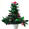 Fornecido diretamente pelo fabricante, chapéus de festa de Natal, decorações de feriado, chapéus de Natal em não tecido, arranjos de atmosfera de festa, chapéus de bruxa