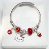 Pulseira Panjia Rosa Pulseira Gato KT Pulseira Desenho Animado Transfronteiriça Fofa Pando Hello Kitty Puxar Fábrica de Joias Atacado
