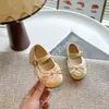 Zapatos Planos Retro con Lazo para Niñas Colección Otoño 2026 Suela Suave Zapatos de Ballet Mary Jane con Adorno de Encaje Zapatos Planos Casuales