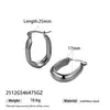 Pendientes y Clips para Orejas de Acero Inoxidable Estilo Lujo Populares Europeos y Americanos Taina, Modelos Básicos, Joyería de Acero de Titanio Más Vendida Transfronteriza