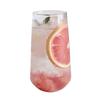 Estilo Ins Alto Valor de Color Vaso de Red para Celebridades Raya Vertical Taza para Beber Restaurante Taza para Té de Frutas Taza para Bebida de Jugo