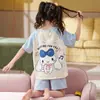 Pijama Infantil Conjunto de Roupa de Casa Pijama Infantil Meninas Manga Curta Shorts Conjunto de Duas Peças Verão Desenho Animado Algodão Puro Fino