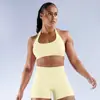 Yu An Sujetador Deportivo de Nylon Superfino de Alta Elasticidad, Mate, con Espalda Descubierta, sin Costuras, Sujetador de Yoga Ropa Interior