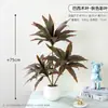 Decoração de planta em vaso de planta verde para simulação transfronteiriça sala de estar bar flor artificial flor de simulação decoração de flor de alto nível