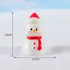 Novo Produto Transfronteiriço Micro-Paisagem Criativa Papai Noel Boneco de Neve Fofo Acessórios de Decoração Bola de Cristal Enfeites Pequenos de Mesa