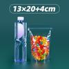 Bolsa Ziplock Autoportante Transparente Esmerilada Xizhilong Boca Selladora de Alimentos Engrosada Nueces Secas a Prueba de Humedad Bolsa de Empaque para Té Aromático