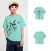 [Mesmo Estilo do Shopping] Camiseta de Manga Curta Infantil Balabala 2025 Nova de Verão Tops para Meninos Secagem Rápida e Sensação de Frescor