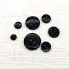 Botões Transparentes Preto Branco Redondo Dois Furos Botões de Pão Botões de Resina Botões Internos Camisa Lingerie Botões para Gola de Pelo