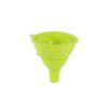 Embudo pequeño de silicona plegable para dispensar líquidos de grado alimenticio, embudo para aceite, vinagre y vino, juego de tres piezas, venta al por mayor