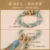 Envío Gratis para Pedidos Nacionales: Hilo de Algodón Retorcido a Mano Estilo Tíbet Colgante de Borla Larga Pulsera Bodhi DIY Accesorios de Cuentas Budistas Venta al Por Mayor
