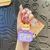 Original Chai Dog Night Light Keychain Bonito Dos Desenhos Animados Cão Chaveiro Casal Saco Pingente Pequeno Presente Atacado