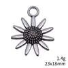 Colgante de Flor de Girasol Multicolor de 23x18 mm 1.4 g Accesorios DIY Colgante de Decoración