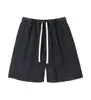 Nuevos Pantalones Cortos Deportivos Vintage Estilo Americano Transfronterizos, Casuales para Deportes al Aire Libre Unisex, Algodón Puro Rizo Copo de Nieve