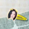 Merchandising de Celebridad Xu Jiaying Acrílico Pinza para el Cabello Pasador Accesorio para el Cabello Artículo de Apoyo para Conciertos con Fotos