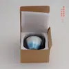 Juego de Té Portátil de Gradiente Turquesa Verde Transfronterizo para Viaje Juego de Té para Exteriores Kung Fu Juego de Té de Un Bol Dos Tazas Juego de Té Rápido para Acampar