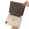 Funda estilo coreano de estrella marrón adecuada para funda de tableta Apple iPad Pro con ranura para lápiz, Air 8 anti-doblez, mini plegado en Y 10ª generación