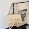 Bolsa Carteiro Francesa Pequena Quadrada para Mulheres 2025 Verão Nova Moda Casual Elegante Transversal de Ombro Único