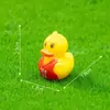 Micro-Paisaje Creativo Baloncesto Pato Pequeño Muñeco Lindo Muñeco de Granos Casa de Muñecas DIY Accesorios Decorativos Tablero del Coche Escritorio Pequeños Adornos